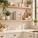 Поставка за кухненски кърпи Beige Line